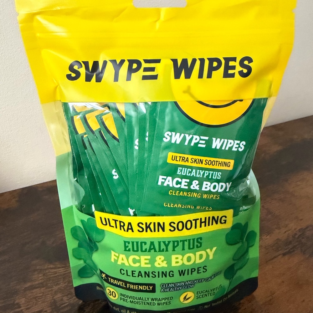 Swype Wipes Eucalyptus Travel Gym Wipes